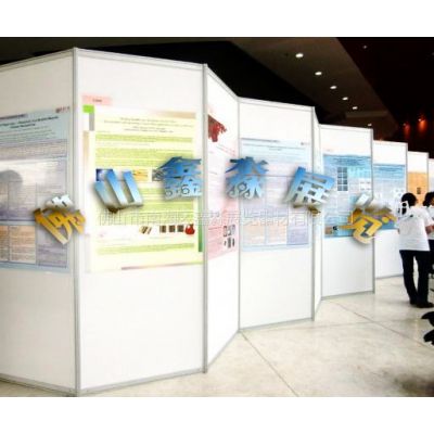 供应高档八棱柱展示屏风架/展览屏风展架/书画展示屏风架